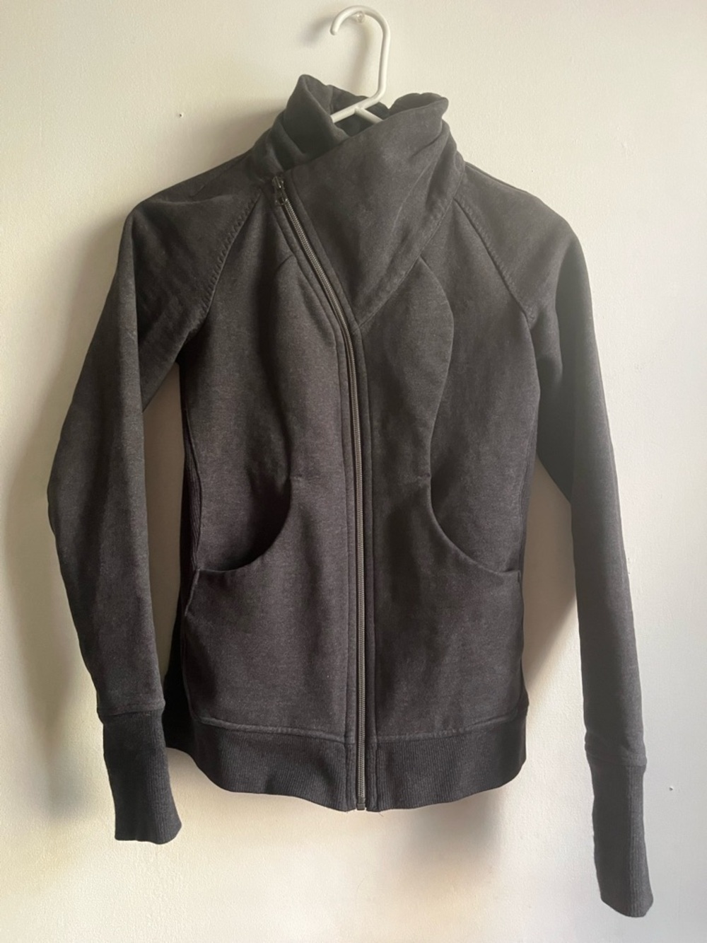 Lululemon dark gray full zip sweatshirt